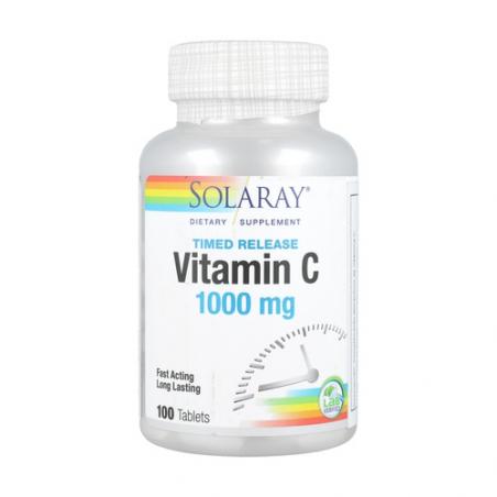 VITAMINA C 100 COMPRIMIDOS.SOLARAY VITAMINA C 100 COMPRIMIDOS.SOLARAY