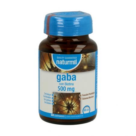 GABA 60 COMPRIMIDOS 500MG. NATURMIL GABA 60 COMPRIMIDOS 500MG. NATURMIL