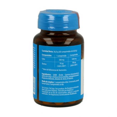 GABA 60 COMPRIMIDOS 500MG. NATURMIL GABA 60 COMPRIMIDOS 500MG. NATURMIL