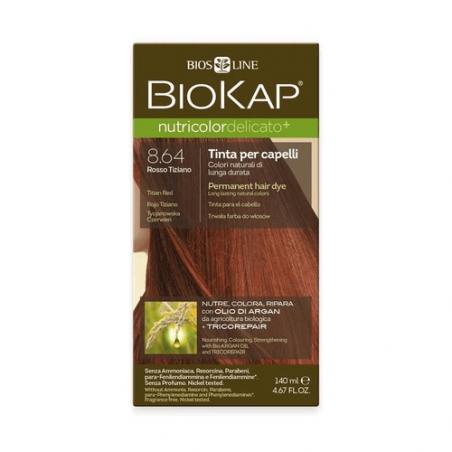 TINTE 8.64 ROJO TIZIANO 140ML. BIOKAP TINTE 8.64 ROJO TIZIANO 140ML. BIOKAP