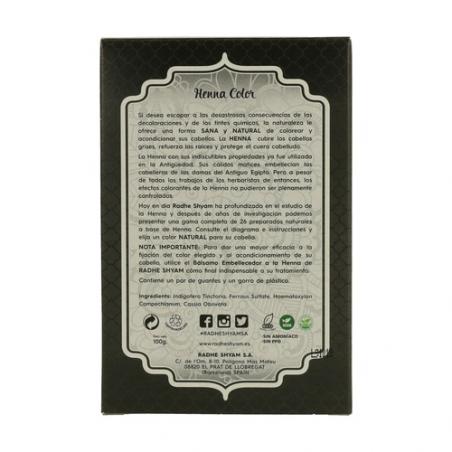 HENNA NEGRO POLVO 100 GR. RHADE SHYAM HENNA NEGRO POLVO 100 GR. RHADE SHYAM