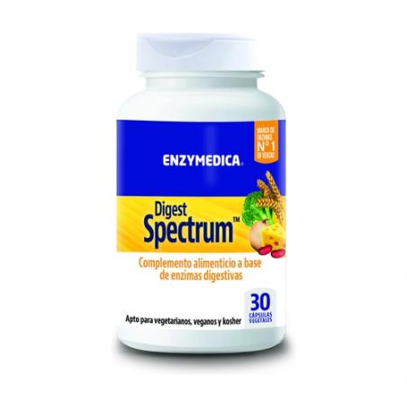 DIGEST SPECTRUM 30 CÁPSULAS VEGETALES. ENZYMEDICA DIGEST SPECTRUM 30 CÁPSULAS VEGETALES. ENZYMEDICA