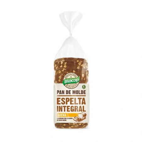 PAN MOLDE ESPELTA INTEGRAL Y AVENA 400 GR. BIOCOP PAN MOLDE ESPELTA INTEGRAL Y AVENA 400 GR. BIOCOP