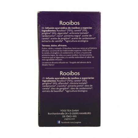 YOGI TEA CHAI ROOIBOS 17 BOLSITAS YOGI TEA CHAI ROOIBOS 17 BOLSITAS
