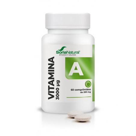 VITAMINA A 60 COMPRIMIDOS. SORIA NATURAL VITAMINA A 60 COMPRIMIDOS. SORIA NATURAL