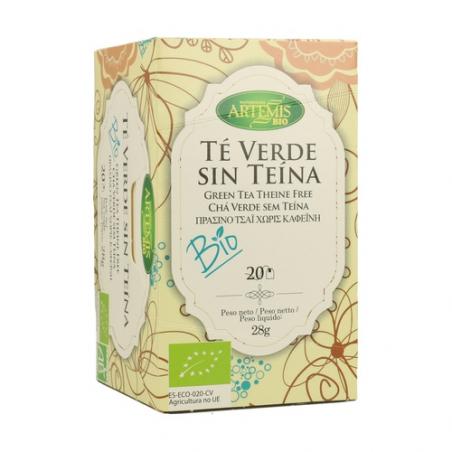 TÉ VERDE SIN TEÍNA BIO 20 FILTROS. ARTEMIS TÉ VERDE SIN TEÍNA BIO 20 FILTROS. ARTEMIS