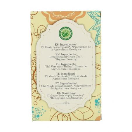 TÉ VERDE SIN TEÍNA BIO 20 FILTROS. ARTEMIS TÉ VERDE SIN TEÍNA BIO 20 FILTROS. ARTEMIS