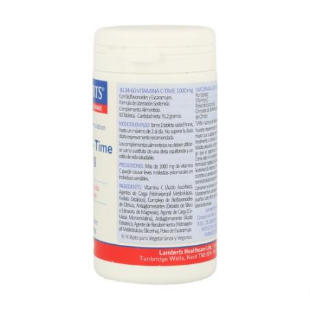 VITAMINA C TIME 1000MG 60TB. LAMBERTS VITAMINA C TIME 1000MG 60TB. LAMBERTS