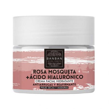 CREMA ROSA MOSQUETA ACIDO HIALURONICO 50ML BANBAN CREMA ROSA MOSQUETA ACIDO HIALURONICO 50ML BANBAN