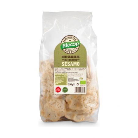 MINI CRACKERS TRIGO SESAMO 250G. BIOCOP MINI CRACKERS TRIGO SESAMO 250G. BIOCOP