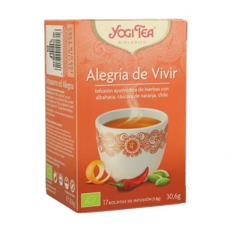 YOGI TEA ALEGRÍA DE VIVIR 17 BOLSITAS YOGI TEA ALEGRÍA DE VIVIR 17 BOLSITAS