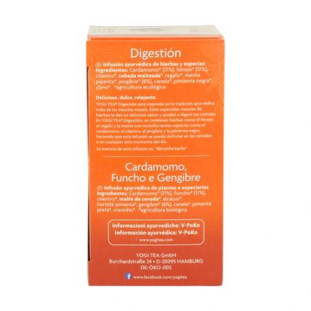 YOGI TEA DIGESTIÓN 17 BOLSITAS YOGI TEA DIGESTIÓN 17 BOLSITAS