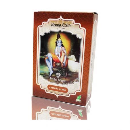 HENNA CASTAÑO CLARO POLVO. RHADE SHYAM HENNA CASTAÑO CLARO POLVO. RHADE SHYAM
