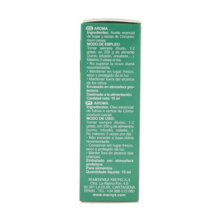 ACEITE ESENCIAL CANELA 15 ML. MARNYS ACEITE ESENCIAL CANELA 15 ML. MARNYS