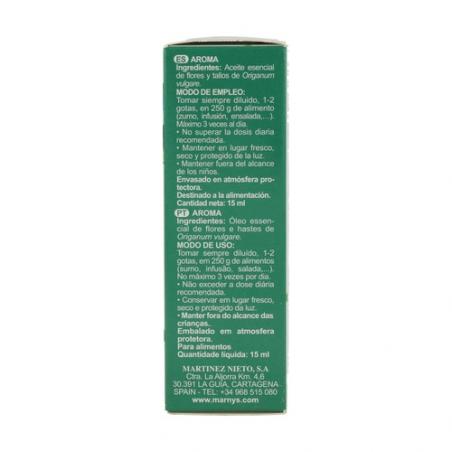 ACEITE ESENCIAL OREGANO 15ML. MARNYS ACEITE ESENCIAL OREGANO 15ML. MARNYS