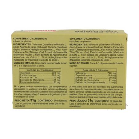 VALERIANA PLUS (60 CAPSULAS). INTEGRALIA VALERIANA PLUS (60 CAPSULAS). INTEGRALIA