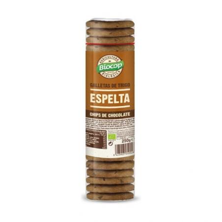 GALLETAS ESPELTA CHIPS DE CHOCO BIO 250 GR. BIOCOP GALLETAS ESPELTA CHIPS DE CHOCO BIO 250 GR. BIOCOP