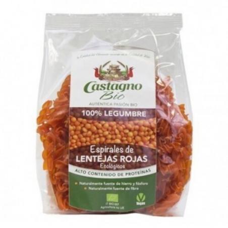 ESPIRAL LENTEJA ROJA BIO 250 GR. CASTAGNO ESPIRAL LENTEJA ROJA BIO 250 GR. CASTAGNO