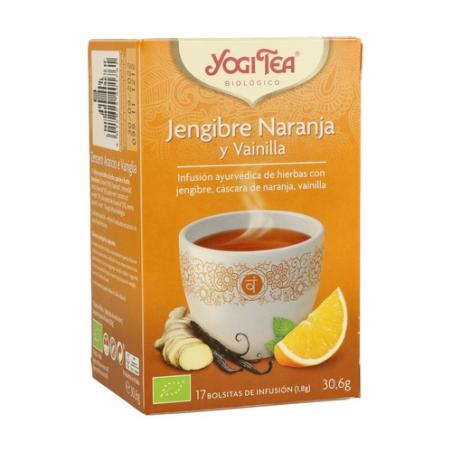 YOGI TEA JENGIBRE, NARANJA Y VAINILLA 17 BOL. YOGI TEA JENGIBRE, NARANJA Y VAINILLA 17 BOL.