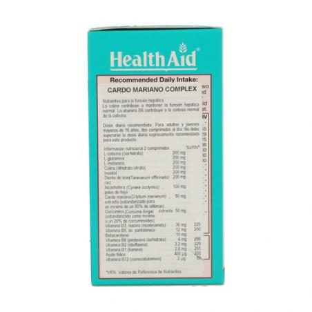 CARDO MARIANO COMPLEX 60 COMP. HEALTH AID CARDO MARIANO COMPLEX 60 COMP. HEALTH AID