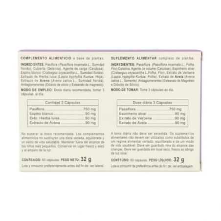 PASIFLORA PLUS (60 CÁPSULAS). INTEGRALIA PASIFLORA PLUS (60 CÁPSULAS). INTEGRALIA