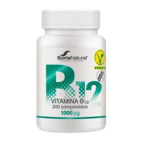 VITAMINA B12 200 COMP. SORIA NATURAL VITAMINA B12 200 COMP. SORIA NATURAL
