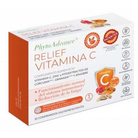 RELIEF VITAMINA C 30 COMPRIMIDOS PHYTOADVANCE RELIEF VITAMINA C 30 COMPRIMIDOS PHYTOADVANCE