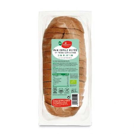 PAN PAYES TRIGO SARRACENO SINGLU 250GR. EL GRANERO PAN PAYES TRIGO SARRACENO SINGLU 250GR. EL GRANERO