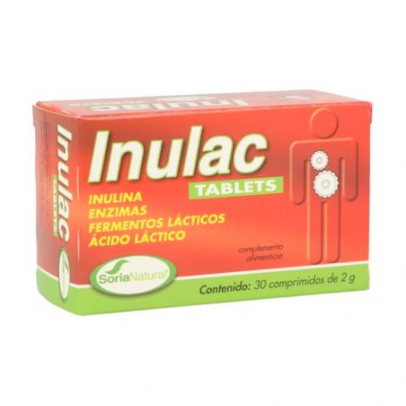 INULAC TABLETS (30 COMPRIMIDOS) SORIA NATURAL INULAC TABLETS (30 COMPRIMIDOS) SORIA NATURAL