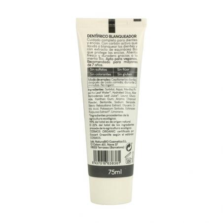DENTÍFRICO BLANQUEADOR MENTA & CARBÓN 75ML. NATURA DENTÍFRICO BLANQUEADOR MENTA & CARBÓN 75ML. NATURA