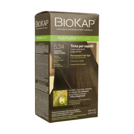 TINTE 5.34 CASTAÑO MIEL CLARO 140ML. BIOKAP TINTE 5.34 CASTAÑO MIEL CLARO 140ML. BIOKAP
