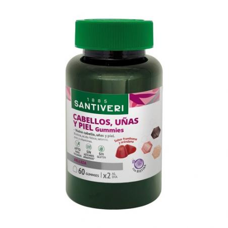 CABELLO UÑAS PIEL 60 GUMMIES MASTICABLES SANTIVERI CABELLO UÑAS PIEL 60 GUMMIES MASTICABLES SANTIVERI