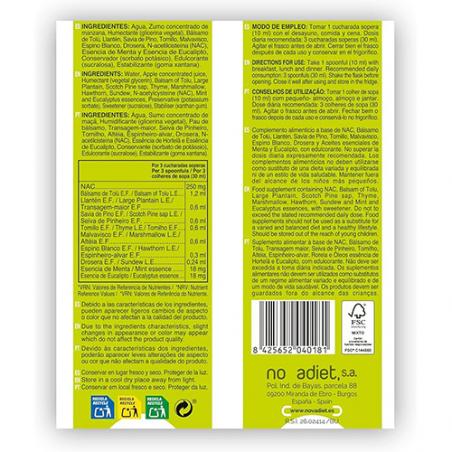 LLANTEDIET RESPIR 250 ML. NOVADIET LLANTEDIET RESPIR 250 ML. NOVADIET