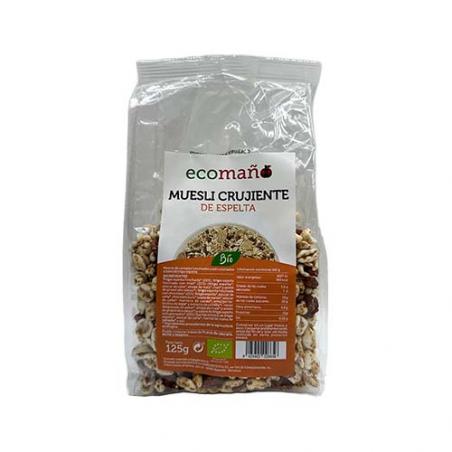MUESLI CRUJIENTE DE ESPELTA 125 GR. ECOMAÑO MUESLI CRUJIENTE DE ESPELTA 125 GR. ECOMAÑO