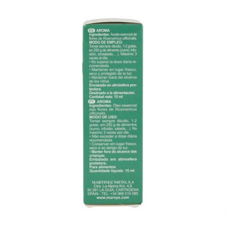 ACEITE ESENCIAL DE ROMERO (15 ML). MARNYS ACEITE ESENCIAL DE ROMERO (15 ML). MARNYS