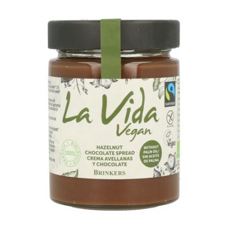 CREMA CHOCOLATE Y AVELLANAS 270G. LA VIDA VEGAN CREMA CHOCOLATE Y AVELLANAS 270G. LA VIDA VEGAN