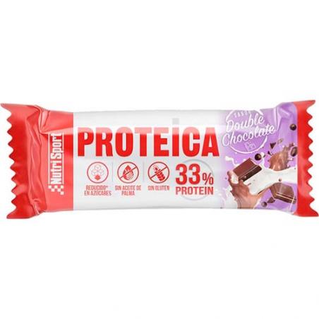BARRITA PROTEICA DOBLE CHOCOLATE NUTRISPORT BARRITA PROTEICA DOBLE CHOCOLATE NUTRISPORT