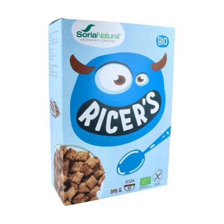 RICERS ALMOHADILLAS ARROZ CACAO ECO 375GR. SORIA RICERS ALMOHADILLAS ARROZ CACAO ECO 375GR. SORIA