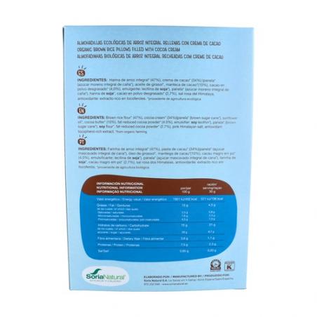 RICERS ALMOHADILLAS ARROZ CACAO ECO 375GR. SORIA RICERS ALMOHADILLAS ARROZ CACAO ECO 375GR. SORIA