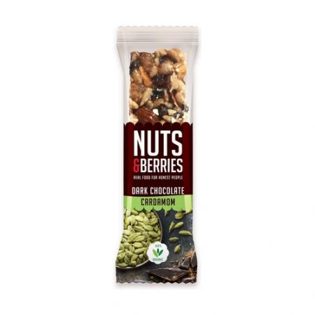 BARRITA CHOCOLATE NEGRO CARDAMOMO NUTS BERRIES BARRITA CHOCOLATE NEGRO CARDAMOMO NUTS BERRIES