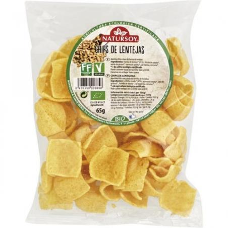 CHIPS DE LENTEJAS ECO 65GR. NATURSOY CHIPS DE LENTEJAS ECO 65GR. NATURSOY