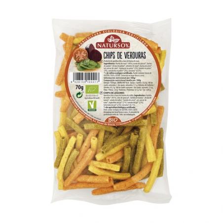 CHIPS DE VERDURAS 70 GR. NATURSOY CHIPS DE VERDURAS 70 GR. NATURSOY