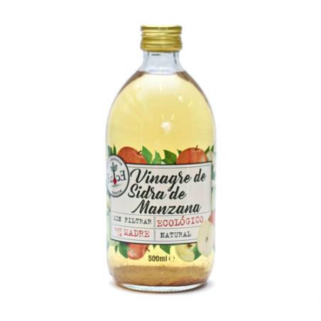 VINAGRE DE MANZANA SIN FILTRAR 500 ML. ECOVINAL VINAGRE DE MANZANA SIN FILTRAR 500 ML. ECOVINAL