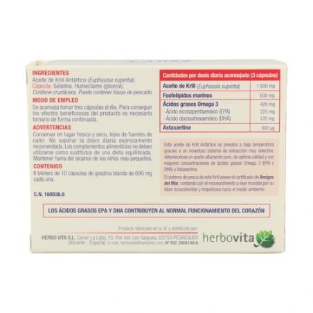 KRILL3 60 PERLAS. HERBOVITA KRILL3 60 PERLAS. HERBOVITA