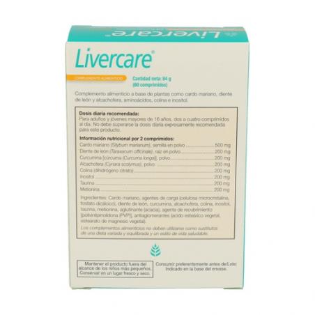 LIVERCARE (60 COMPRIMIDOS). HEALTH AID LIVERCARE (60 COMPRIMIDOS). HEALTH AID