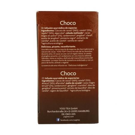 YOGI TEA CHOCOLATE 17 BOLSITAS YOGI TEA CHOCOLATE 17 BOLSITAS