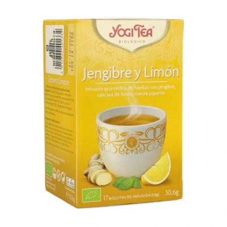 YOGI TEA JENGIBRE Y LIMÓN 17 BOLSITAS YOGI TEA JENGIBRE Y LIMÓN 17 BOLSITAS