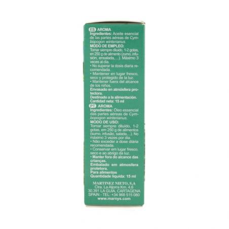 ACEITE ESENCIAL CITRONELA 15ML. MARNYS ACEITE ESENCIAL CITRONELA 15ML. MARNYS