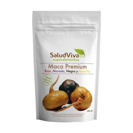 MACA PREMIUM ROJA,MORADA, NEGRA Y AMARILLA 200GR. MACA PREMIUM ROJA,MORADA, NEGRA Y AMARILLA 200GR.