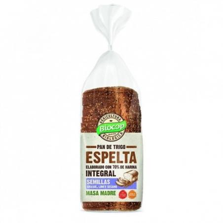 PAN DE MOLDE ESPELTA SEMILLAS 400 GR. BIOCOP PAN DE MOLDE ESPELTA SEMILLAS 400 GR. BIOCOP